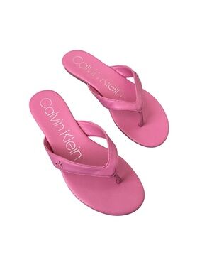 Calvin Klein Pink Women's Thong Sandals